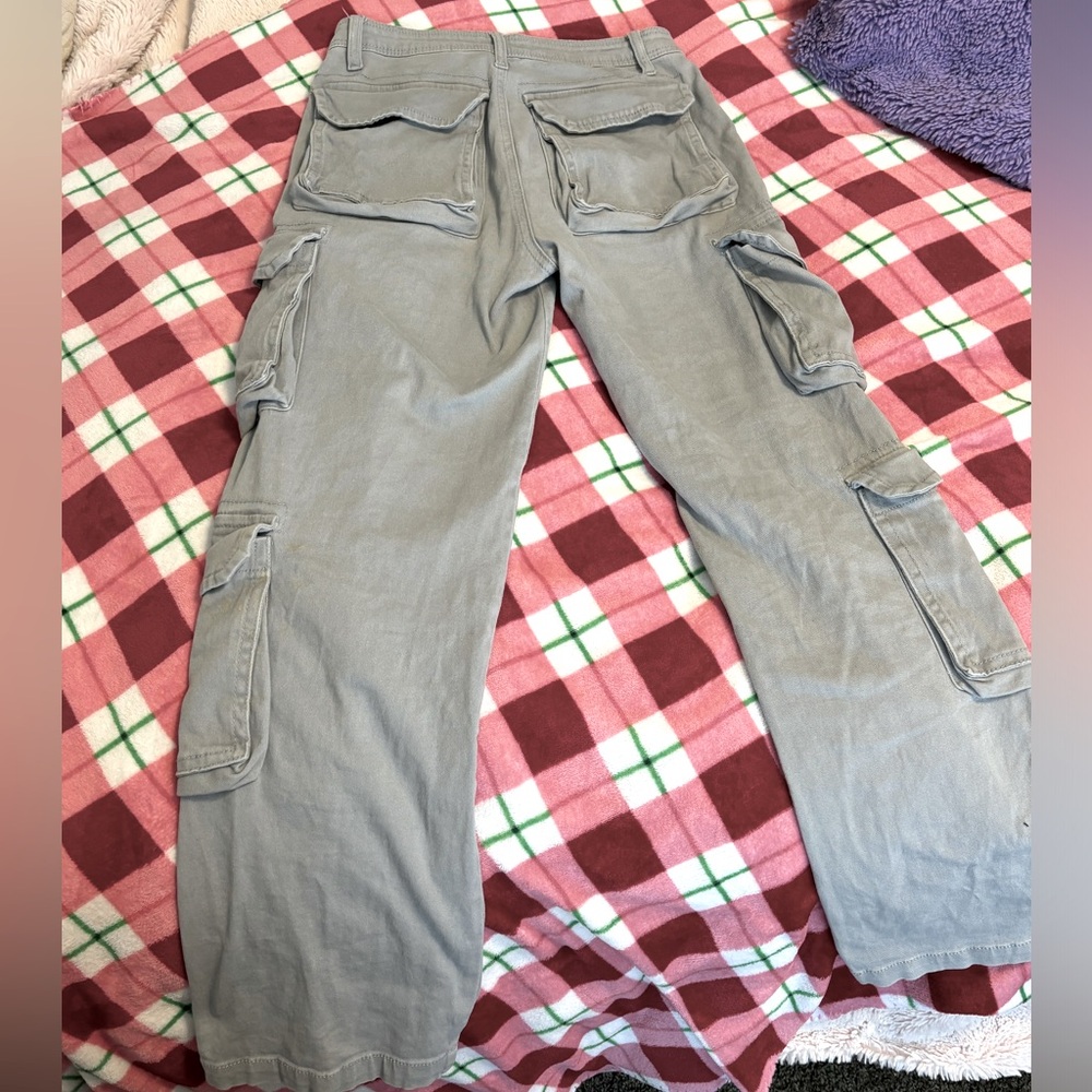 Skater Pants super cute give the look of a very big but. Cute pockets